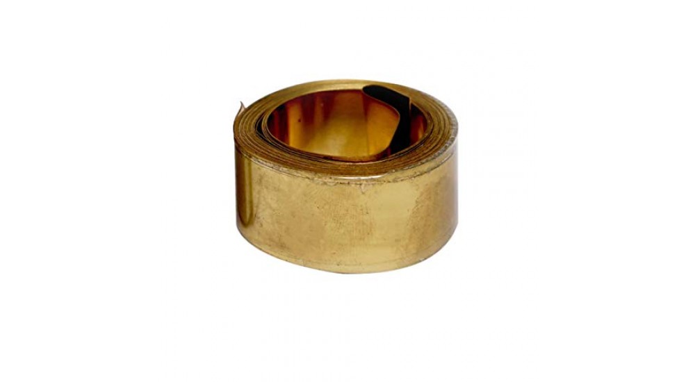 Brass Strip - 1 inch by 0.5 mm approx